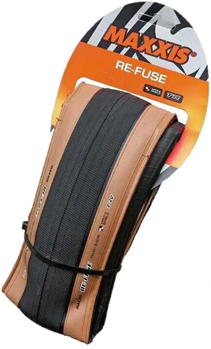 Maxxis Re-Fuse Fietsband 700x40C Tubeless Ready - Zwart/Brons - afbeelding 6 van 6