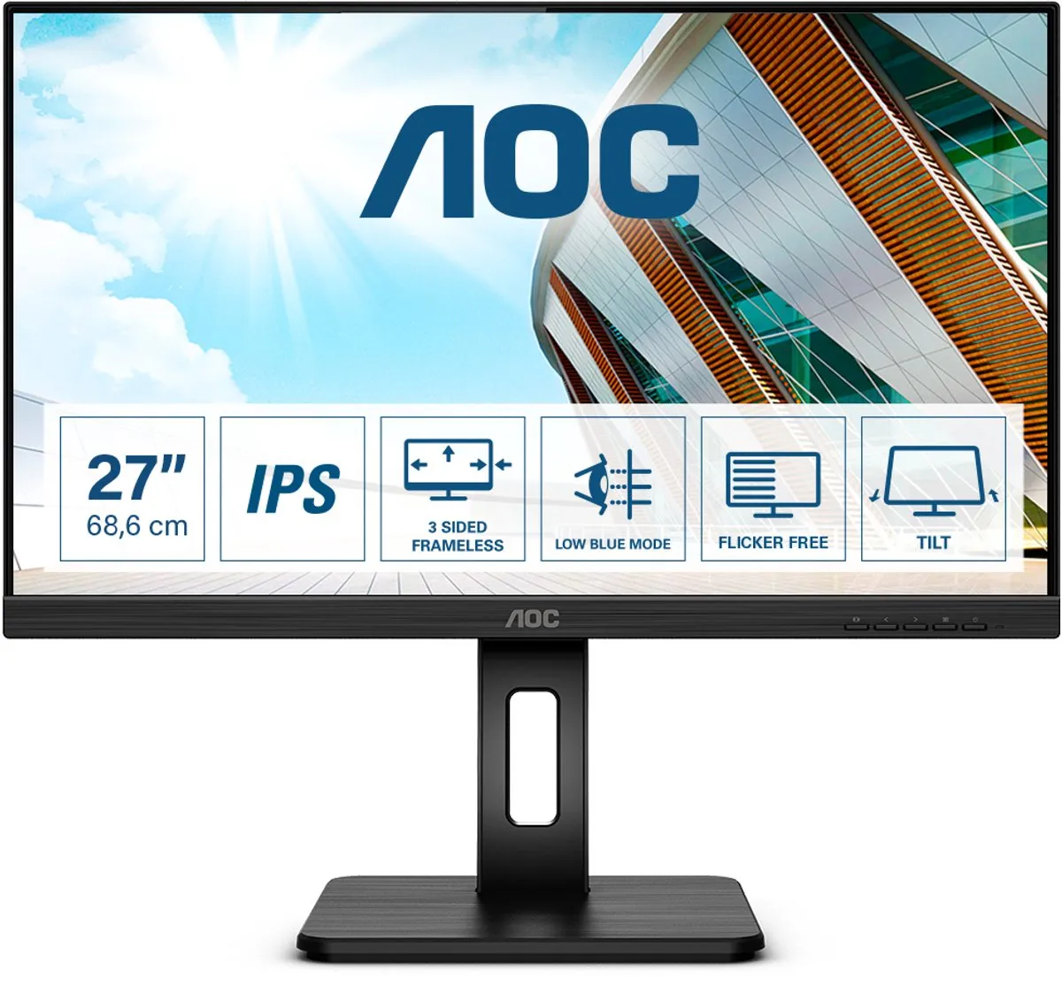 AOC 27P2Q Monitor 27" IPS - 75Hz