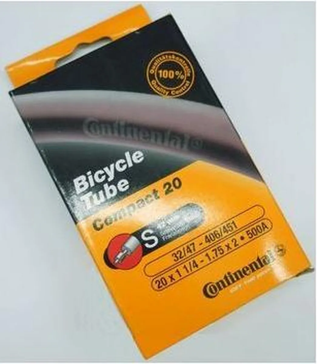 Continental Binnenband 20" 32-406/47-451 - SV-ventiel - Zwart - afbeelding 6 van 6