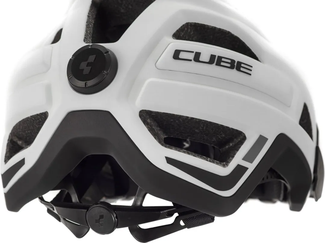 Cube Mountainbikehelm Rook - 18 Ventilatiegaten - L - Zwart/Wit