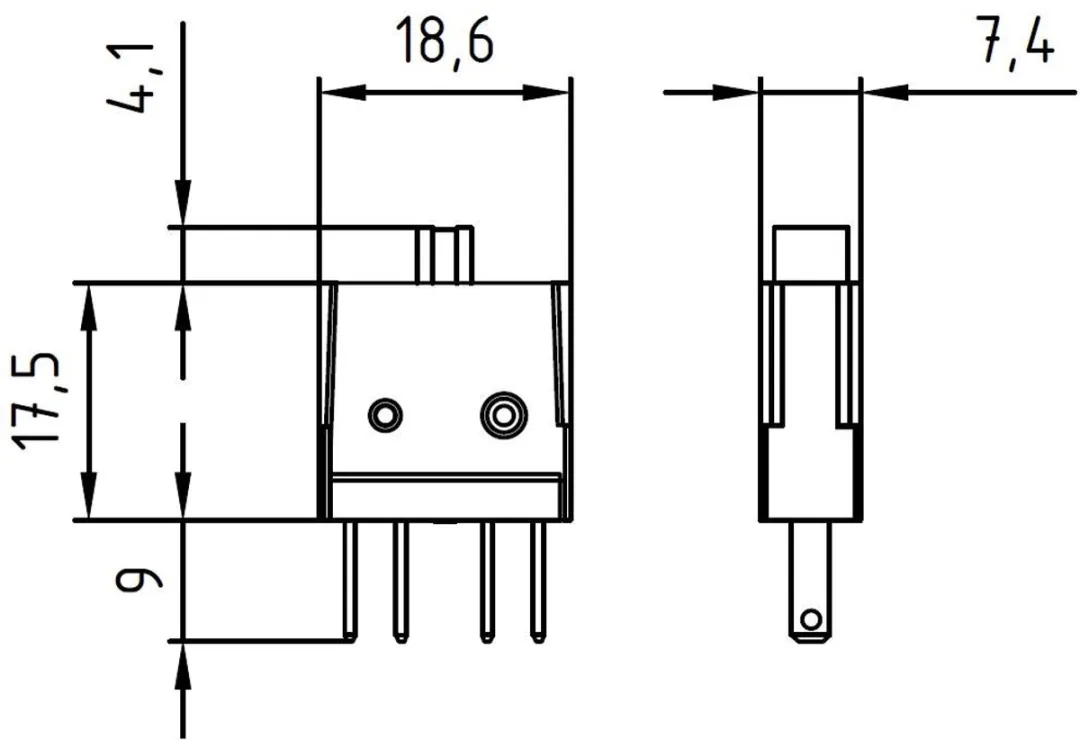 Siemens 3SB2404-0C Schakelelement - 1x NC