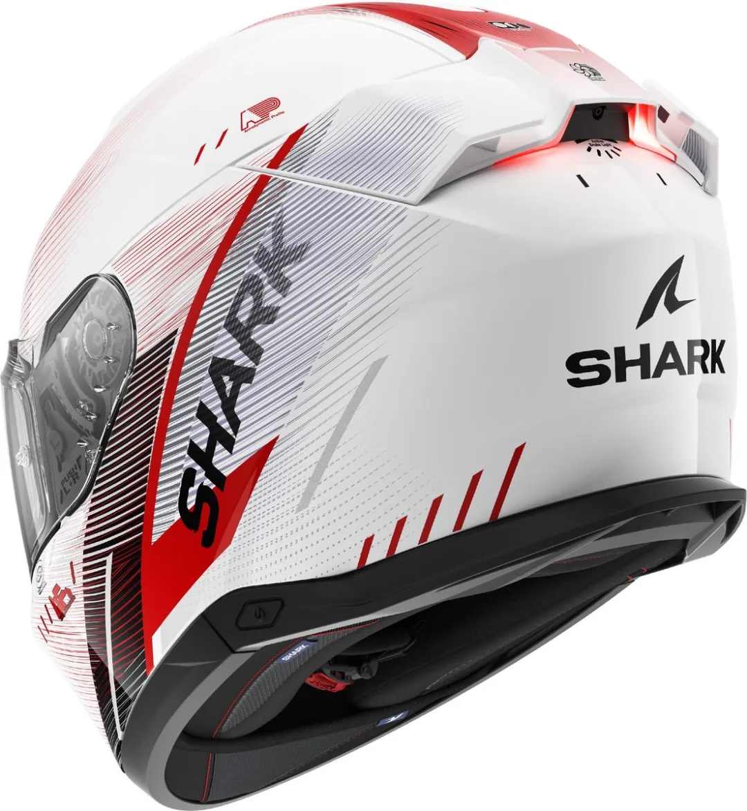 Shark Skwal i3 Speed Tech Helm - L - Wit/Zwart/Rood