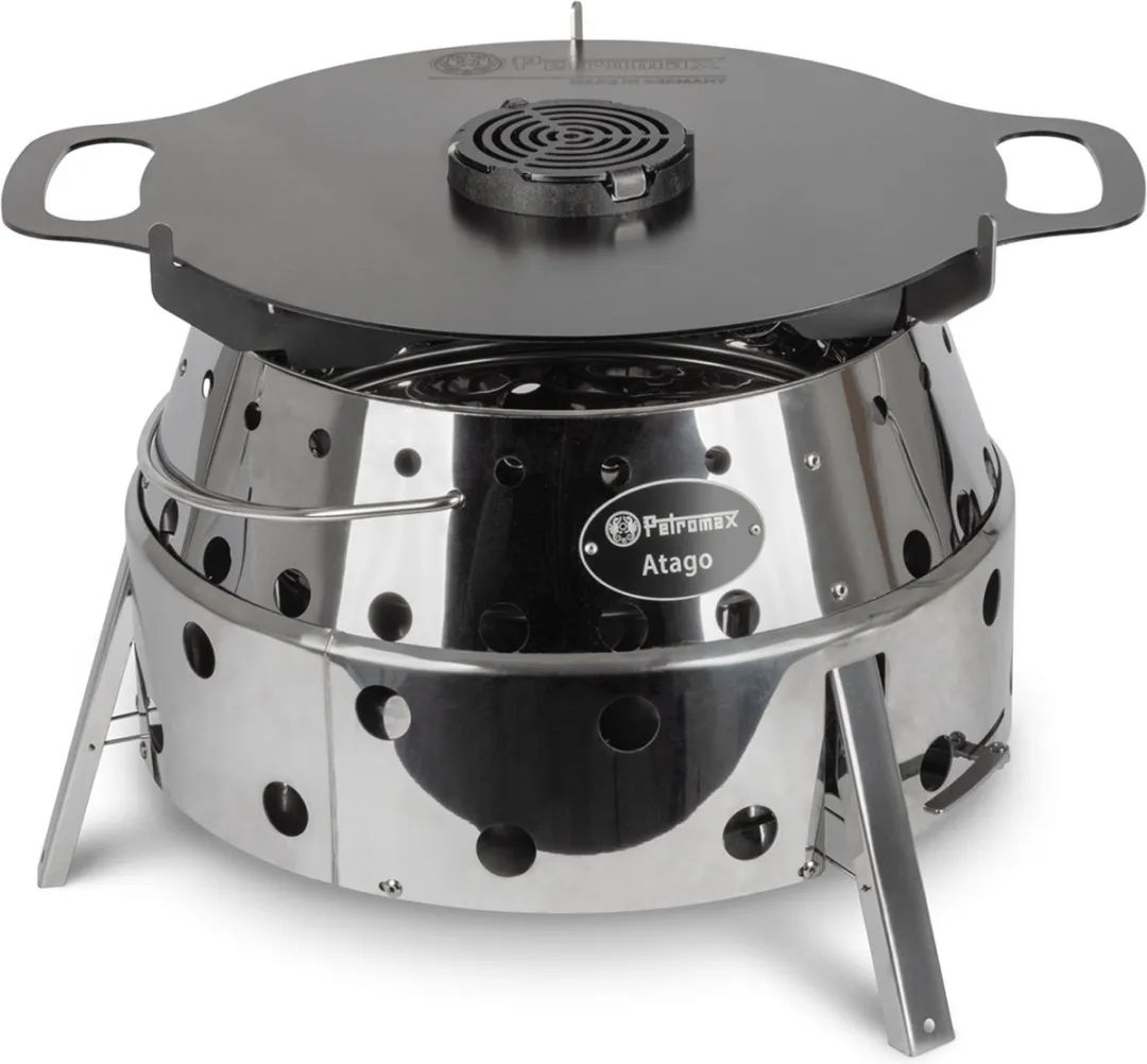 Petromax Atago Inzetbaar Grillrooster PX ATAGO-PLATE-IN - Zwart - afbeelding 6 van 6