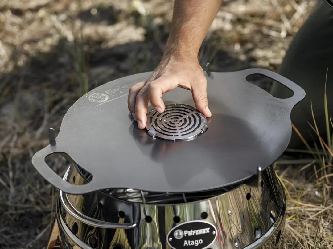 Petromax Atago Inzetbaar Grillrooster PX ATAGO-PLATE-IN - Zwart