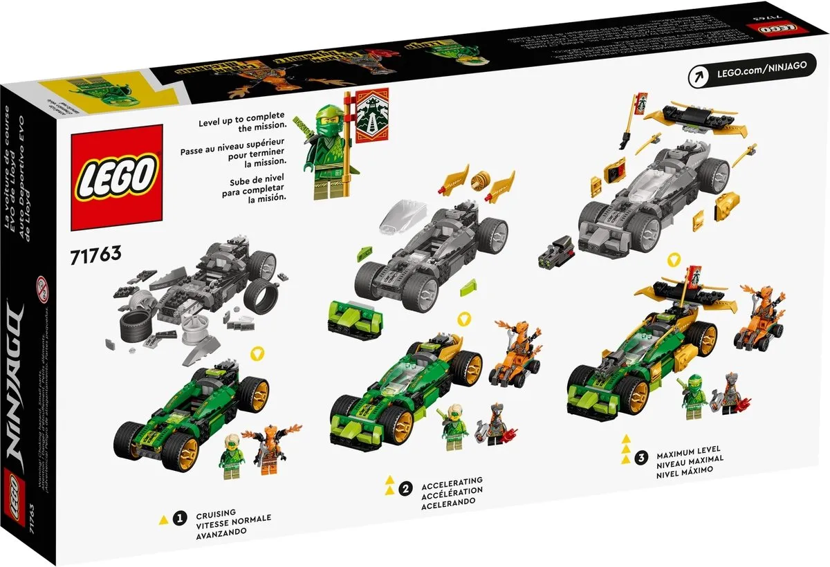 LEGO Ninjago Lloyd's Racewagen EVO 71763 - 279 Stukken - afbeelding 5 van 6