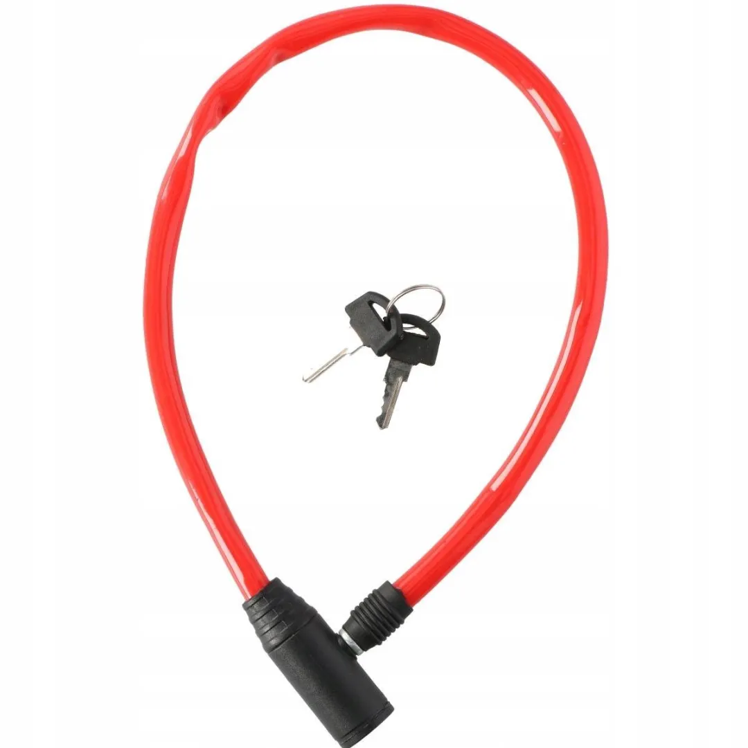 Dunlop Fietskabel 65cm Rood