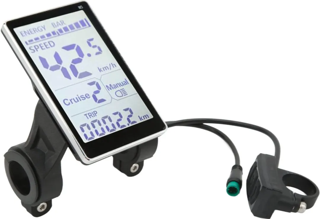 OUXI M5 LCD Display - V8.2 Fietsdisplay - Zwart/Grijs