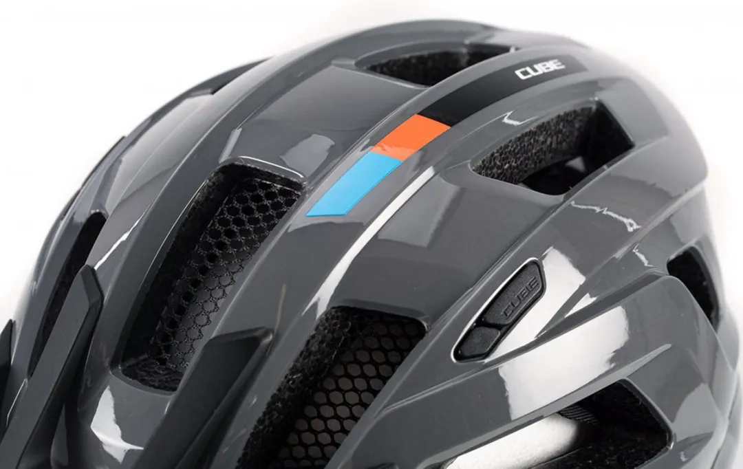 Cube Steep Fietshelm - 49-55cm - Donkergrijs