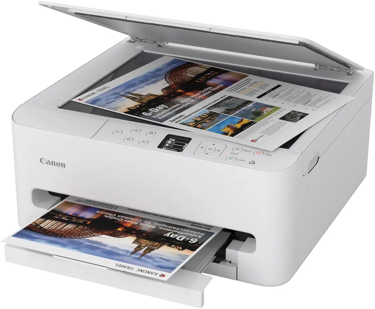 Canon PIXMA TS6550i All-in-One Inkjetprinter - Wit - afbeelding 6 van 6