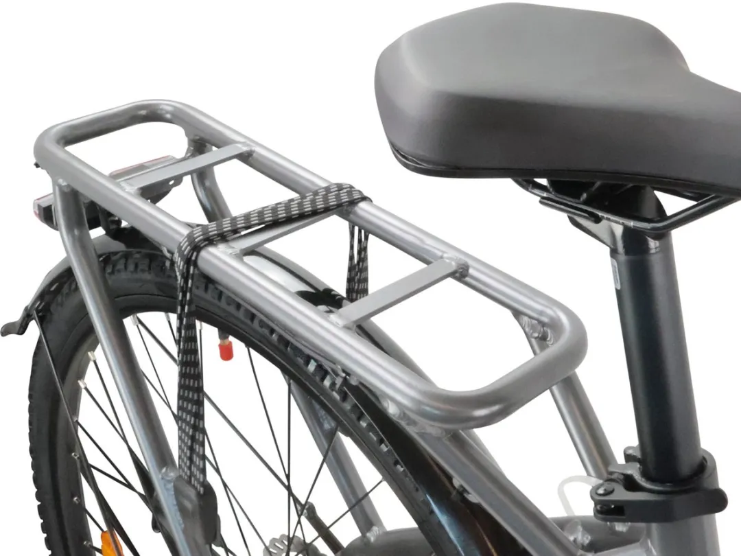 Sharp Urban Elektrische Stadsfiets 28" - 470Wh - 7 Versnellingen - Grijs