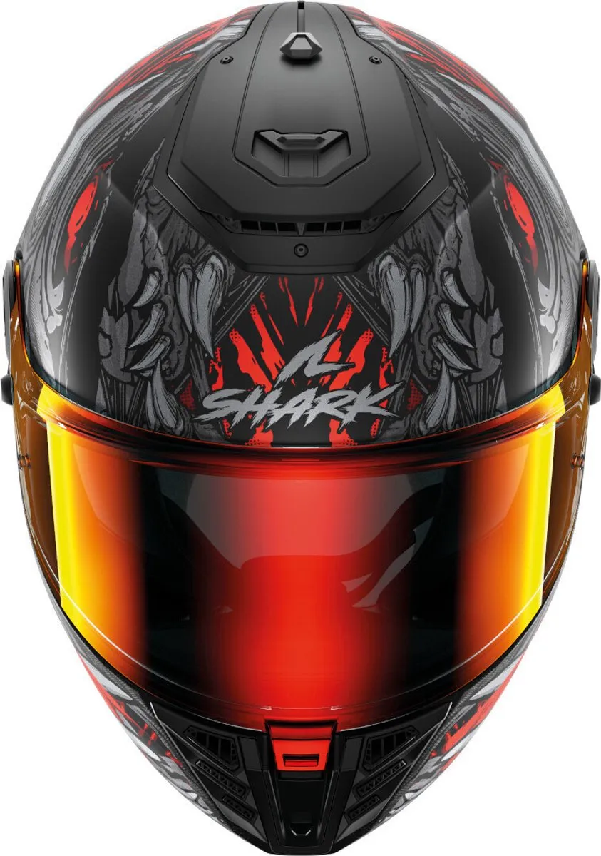 Shark Spartan RS Shaytan Integraalhelm - XL - Mat Zwart/Rood