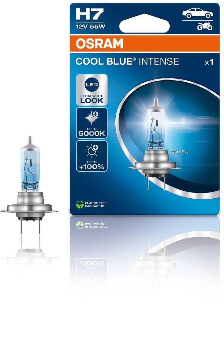 Osram Cool Blue Intense H7 Autolamp 55W