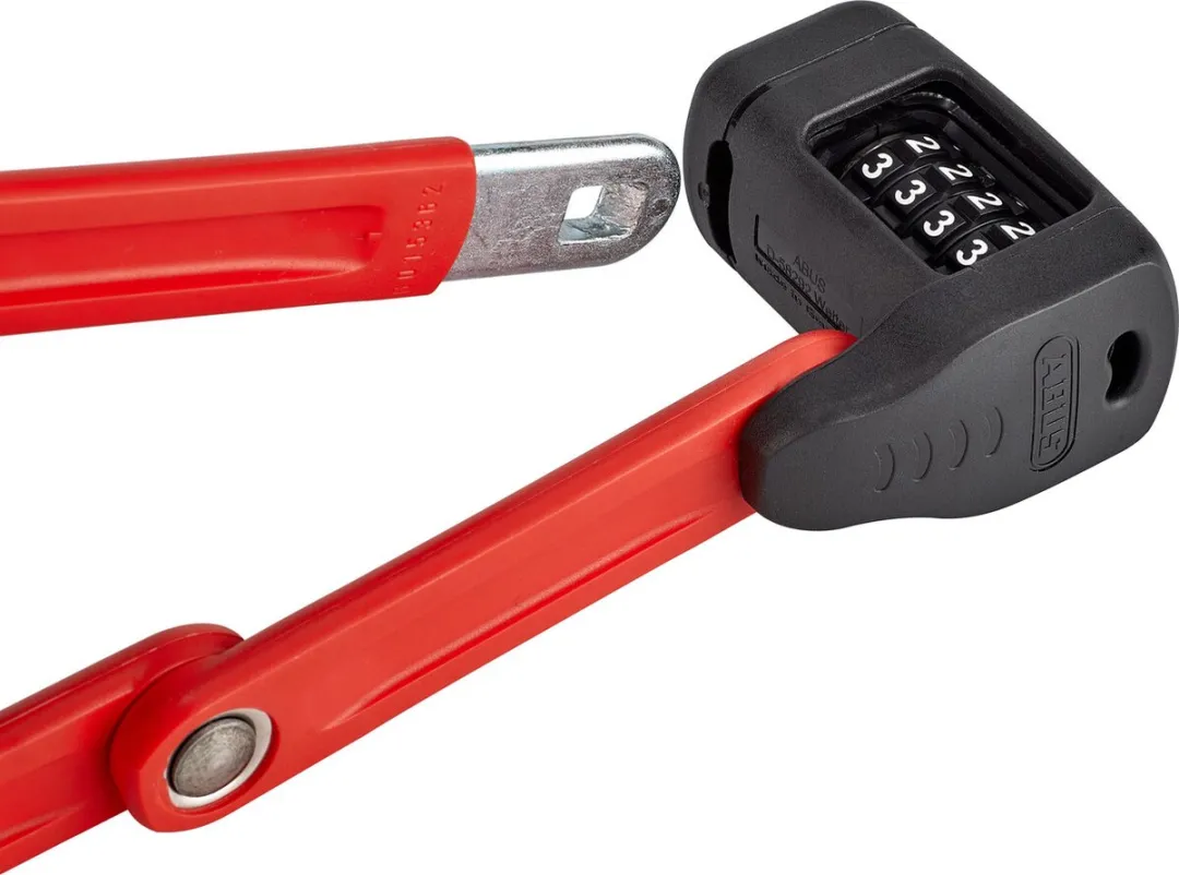 ABUS Bordo Lite 6055C Vouwslot - 60cm - Rood - afbeelding 2 van 6