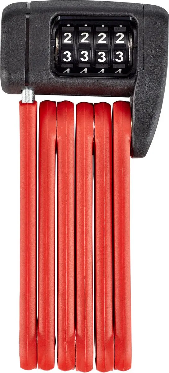 ABUS Bordo Lite 6055C Vouwslot - 60cm - Rood - afbeelding 5 van 6