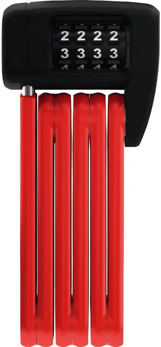 ABUS Bordo Lite 6055C Vouwslot - 60cm - Rood - afbeelding 6 van 6
