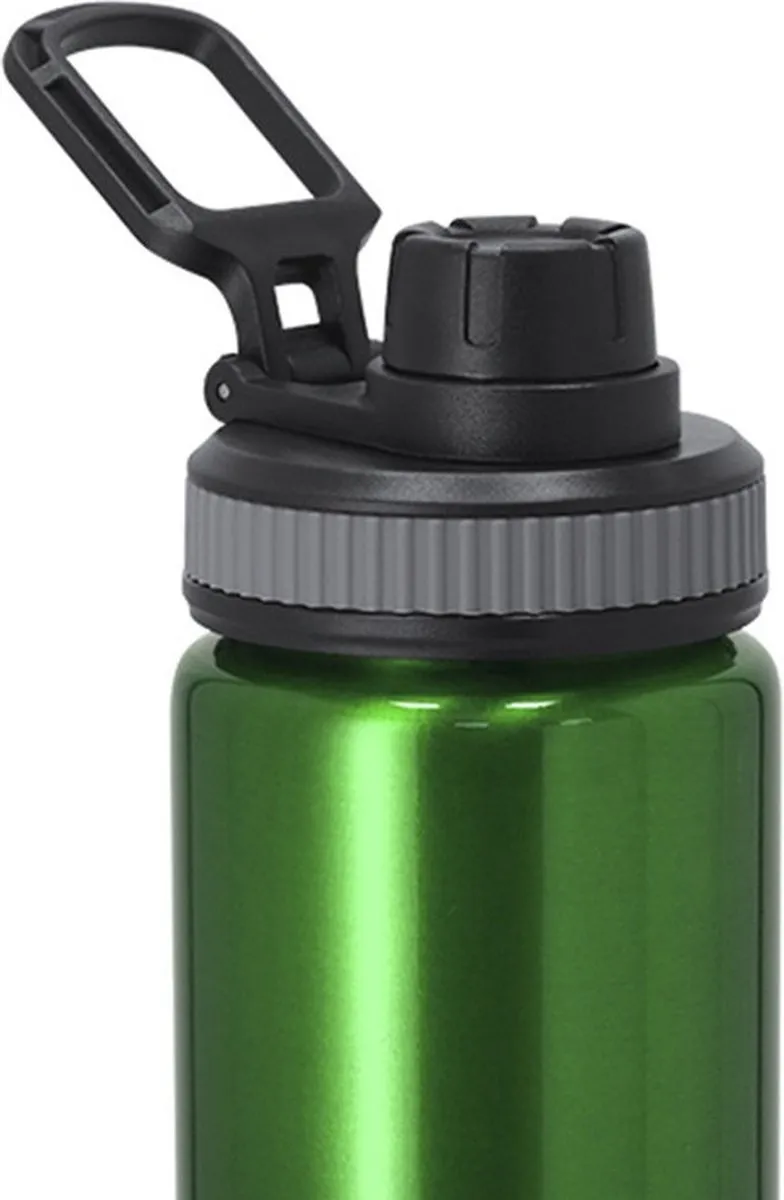 Bellatio Design Fitmaster Waterfles 800ml - Metallic Groen
