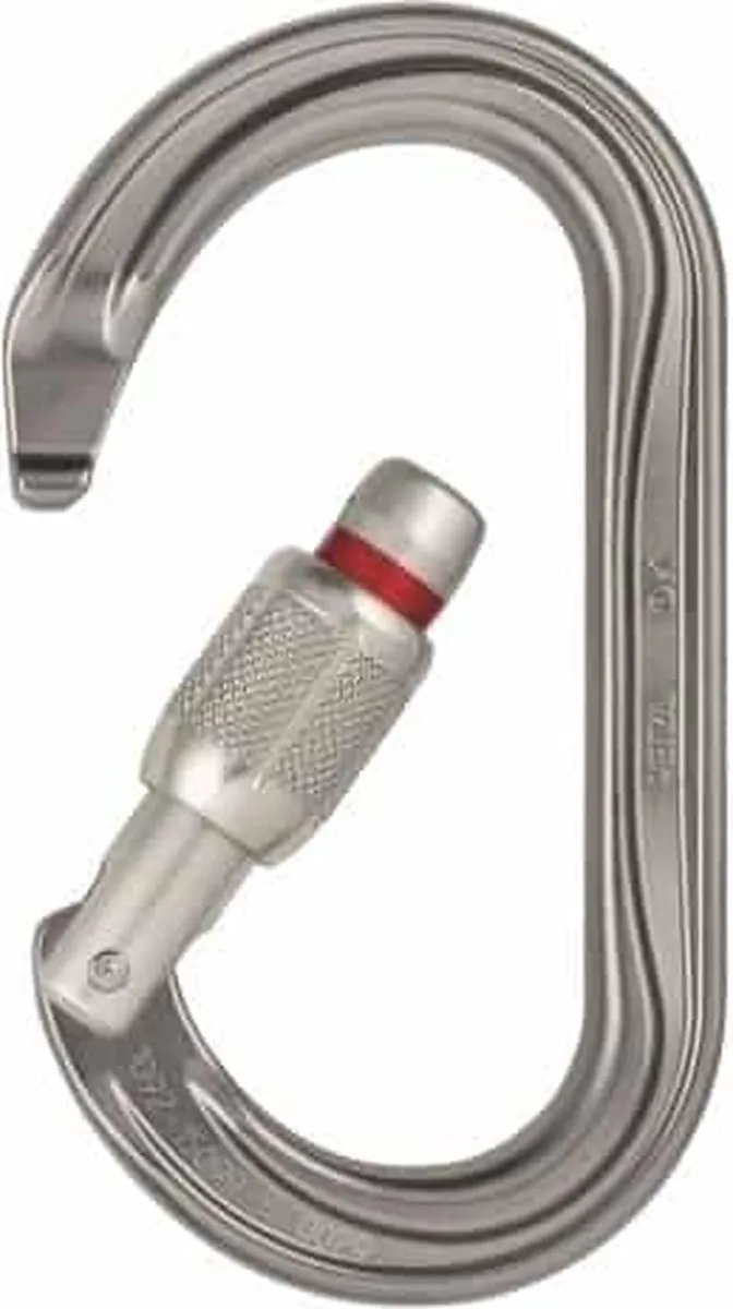 Petzl M33A SL Karabijnhaak - Schroefsluiting - Aluminium - Zilver