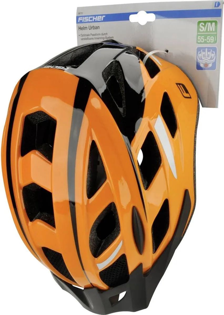 Fischer Urban Sport MTB Helm - Oranje/Zwart M