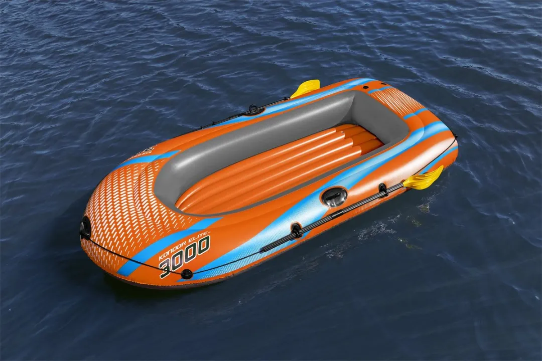 Bestway Kondor Elite 3000 Opblaasboot - 3 Personen - Oranje