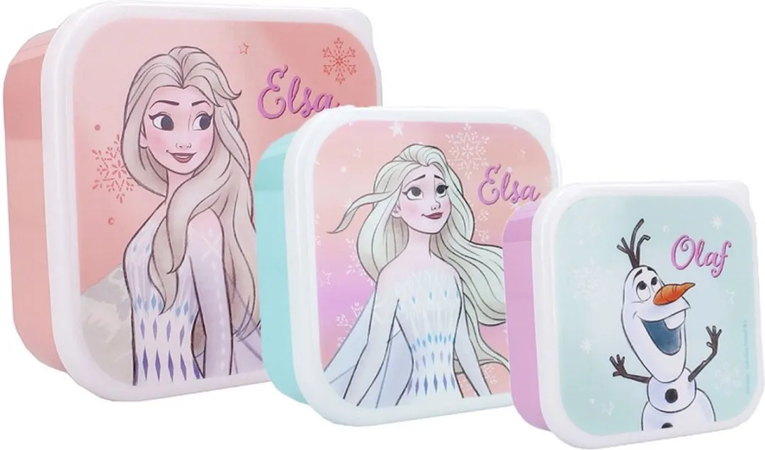 Disney Frozen Drinkfles & Snackbox 3-in-1 - 0,20 l - Multi