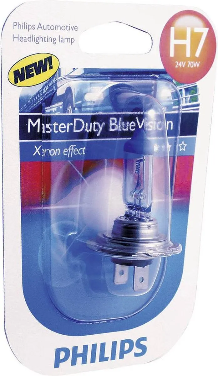 Philips H7 24V MasterDuty BlueVision Set - 2 Stuks