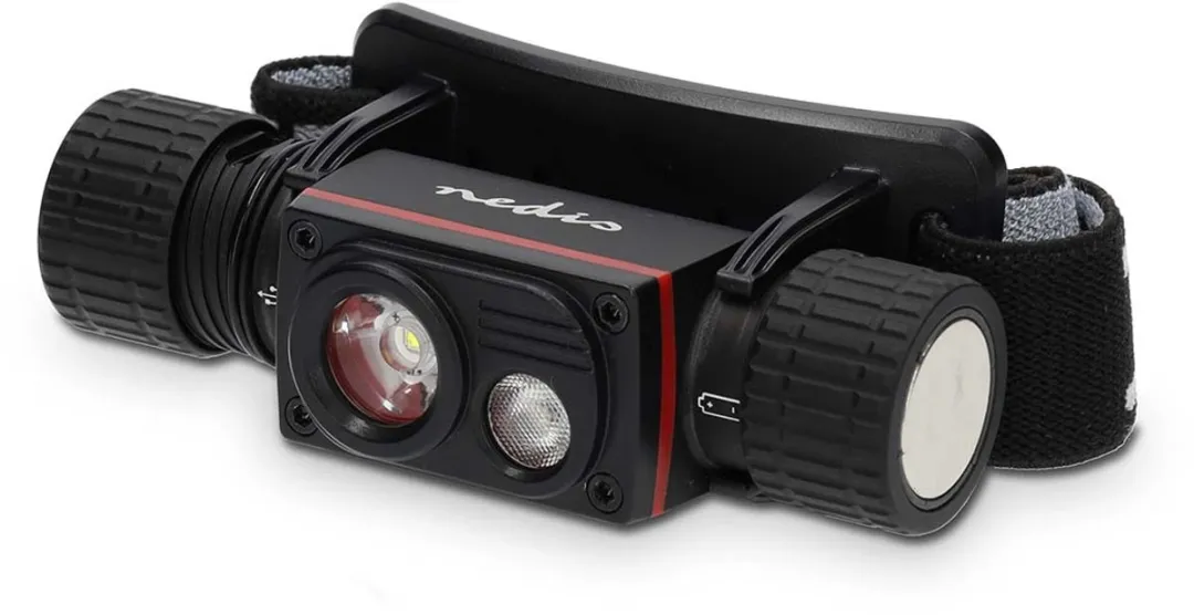 Nedis LHLR10WBK Hoofdlamp - 1000 Lumen - Zwart