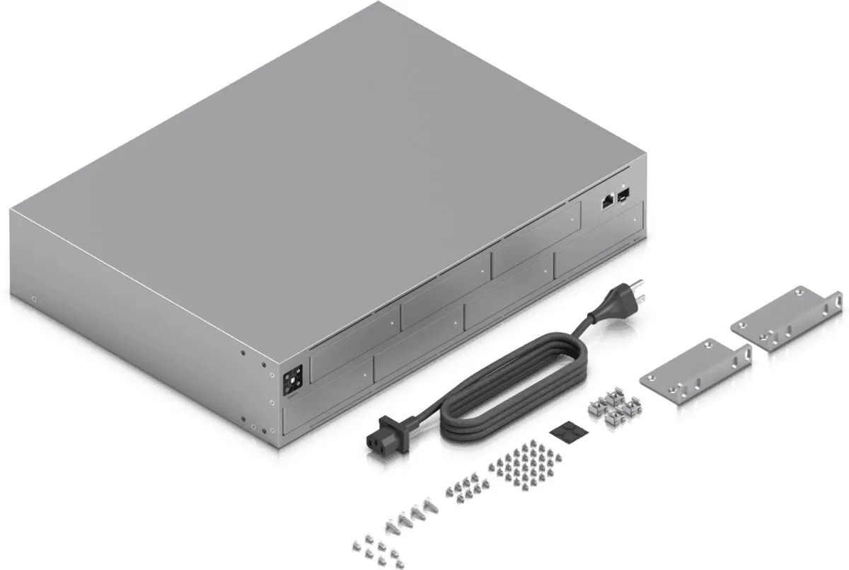 Ubiquiti UNAS Pro NAS Rack (2U) Cortex-A Cortex-A57 8 GB Grijs