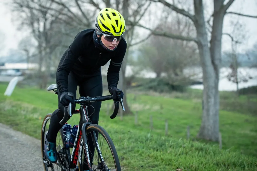 ABUS StormChaser Fietshelm S - Neon Geel