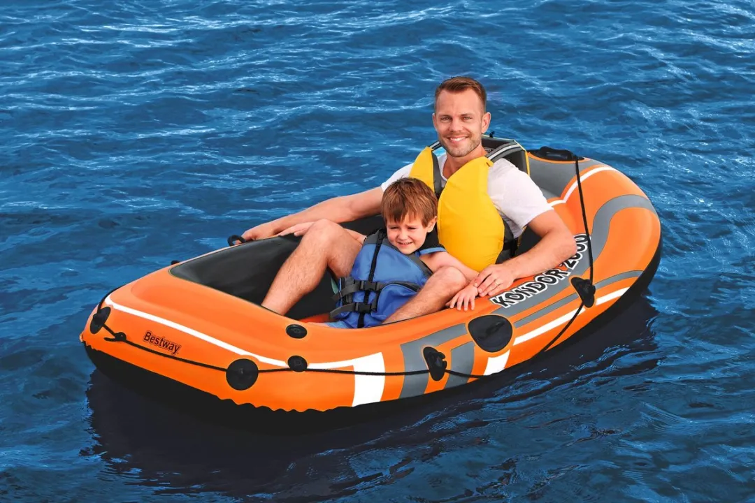Bestway Kondor 2000 Opblaasboot - 2 Personen - Oranje