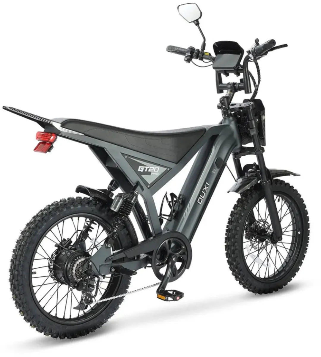 OUXI GT20 Pro Elektrische Skinnybike 250W - 7 Versnellingen - 20 Inch - Donkergrijs