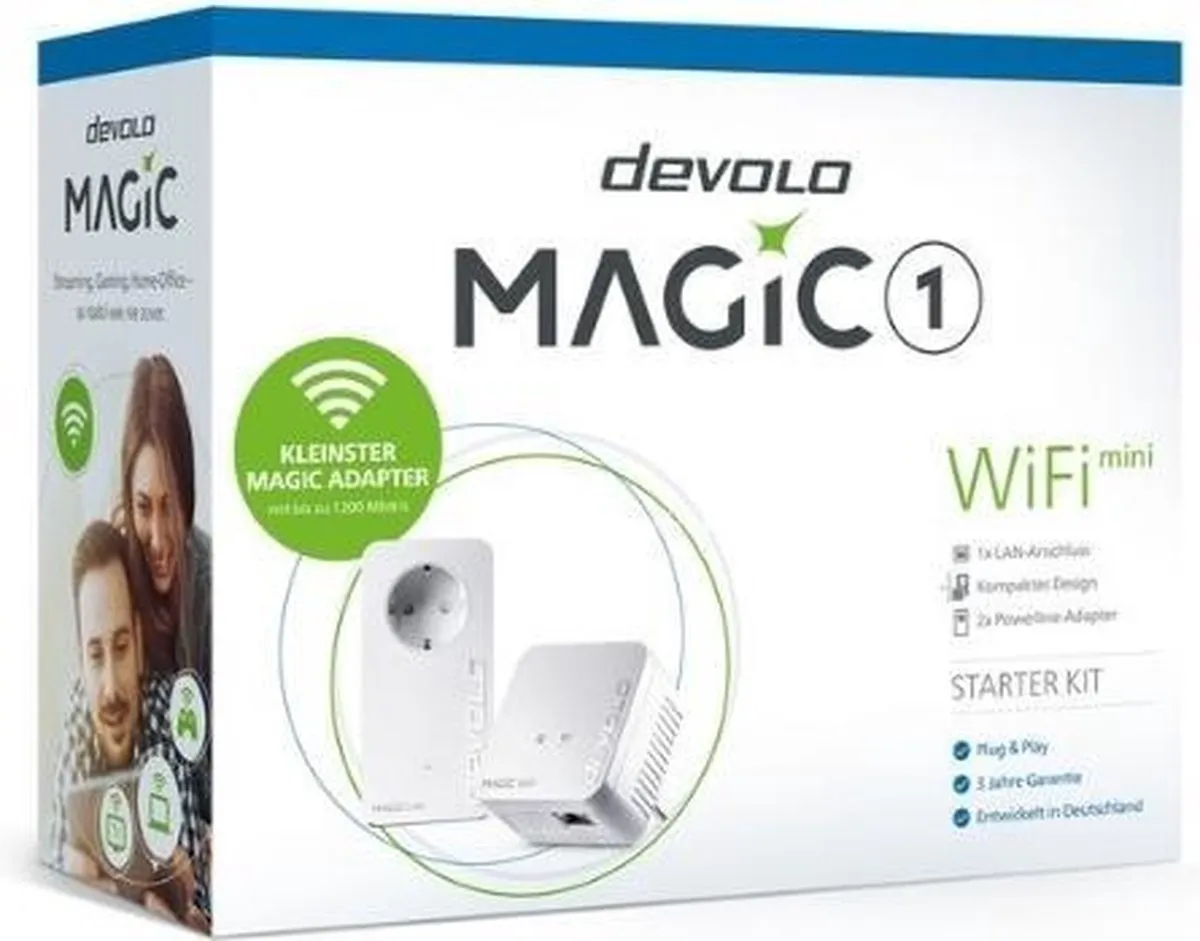 Devolo Magic 1 WiFi mini Starter Kit 8561 - 2 Stuks