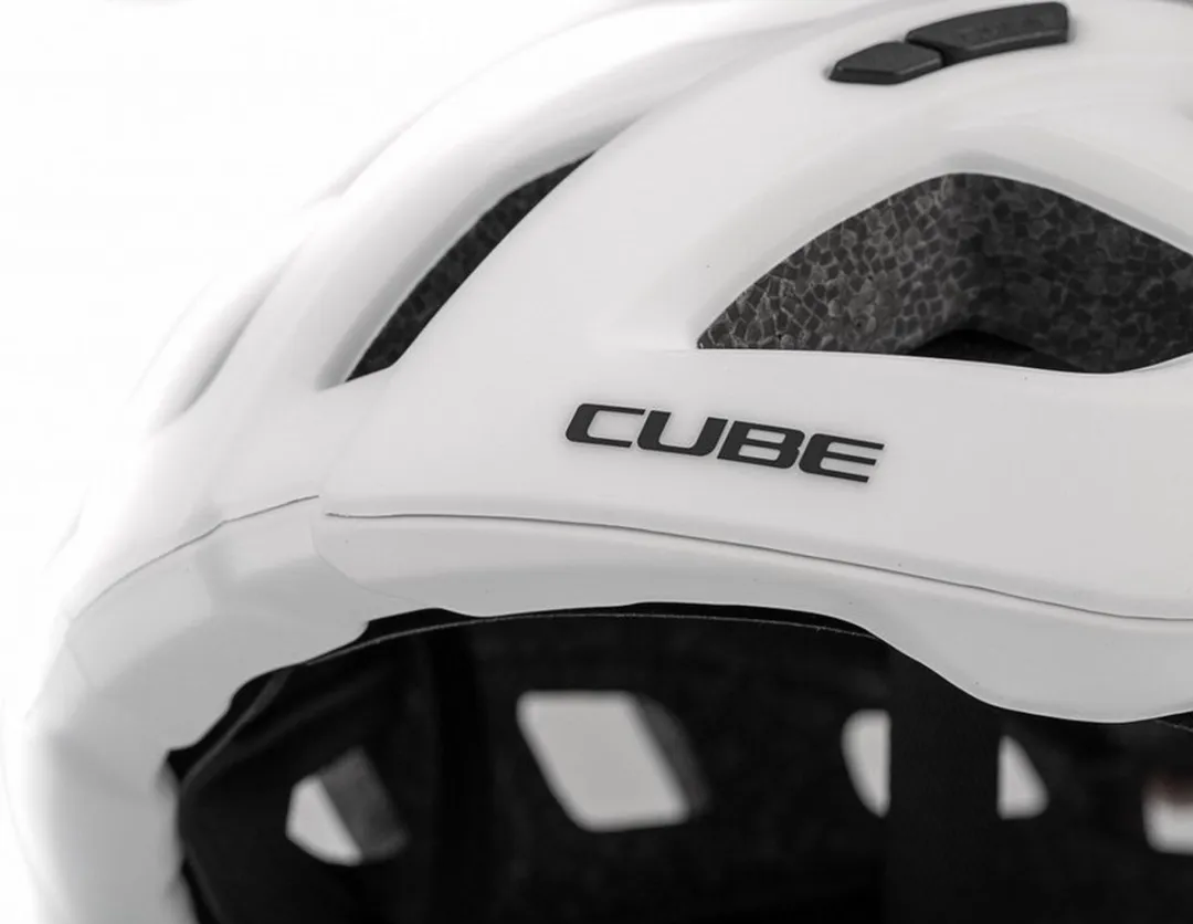 Cube Road Race Helm - 24 Ventilatiegaten - Wit - afbeelding 6 van 6