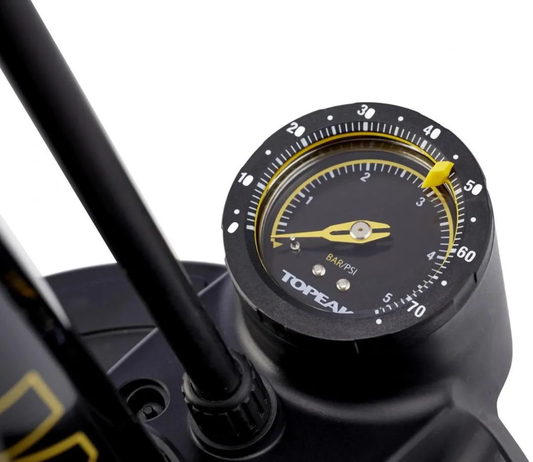 Topeak JoeBlow Mountain Vloerpomp - Zwart - afbeelding 6 van 6