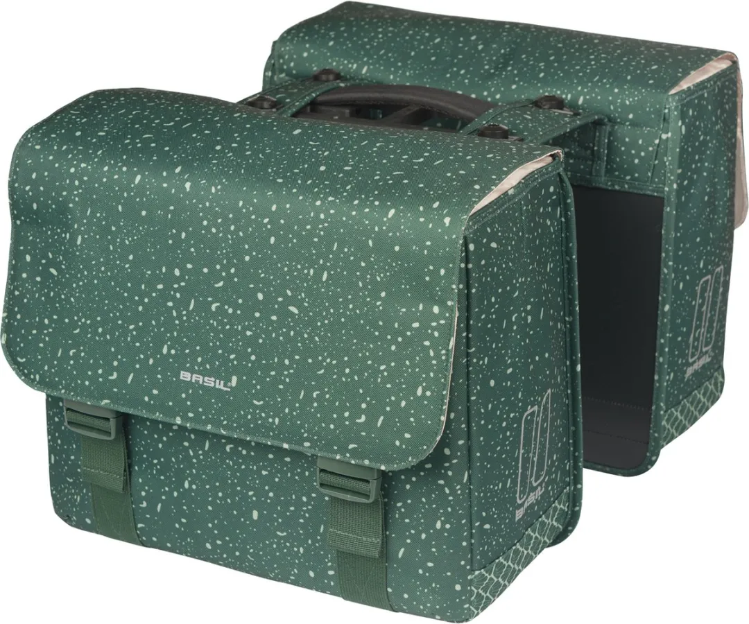 Basil Flair Dubbele Fietstas MIK 35L - Groen