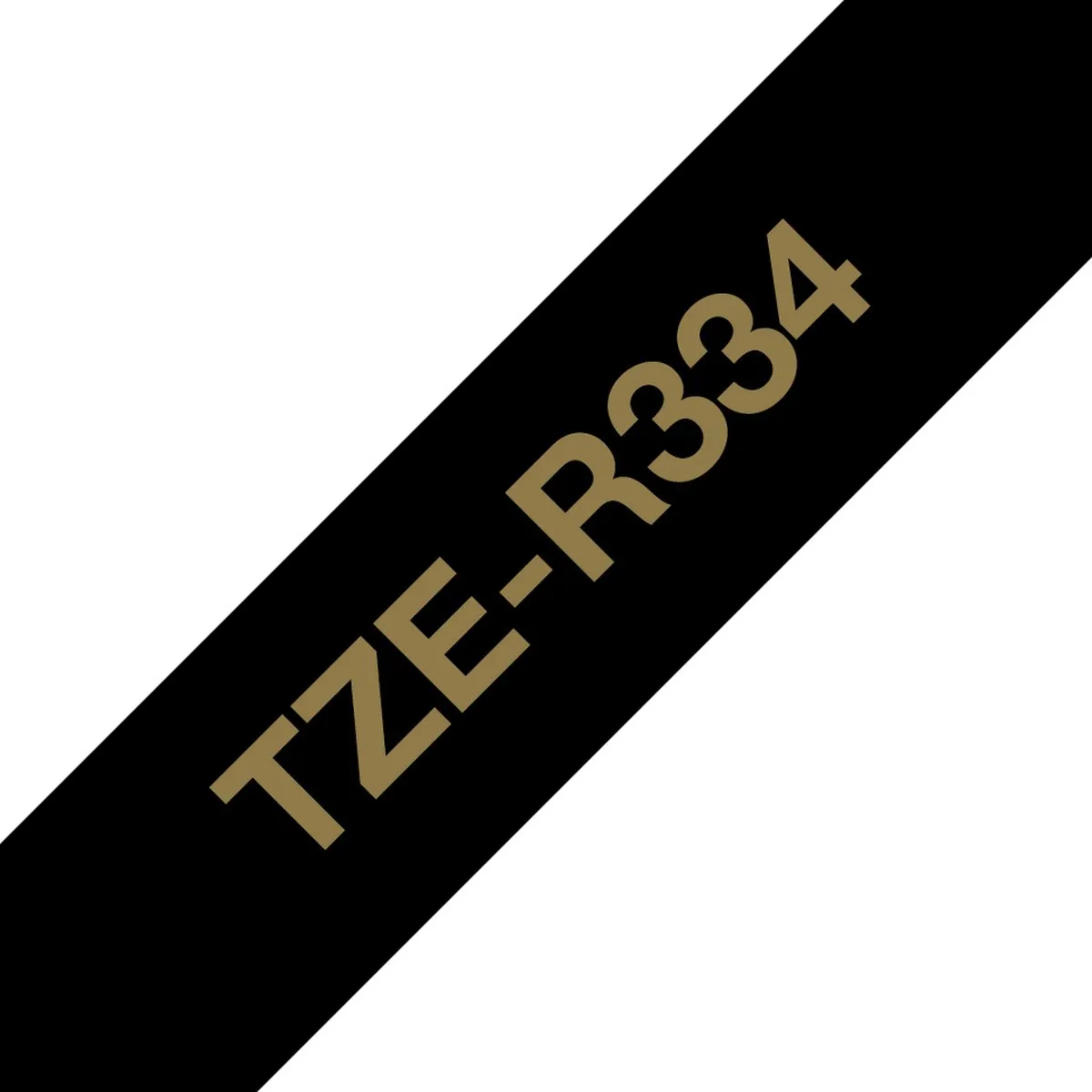 Brother TZE-R334 Printerlint - Goud