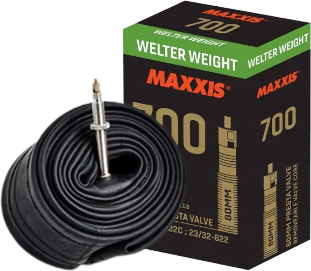 Maxxis Binnenband 700x23/32C Presta 80mm - Zwart - afbeelding 2 van 2
