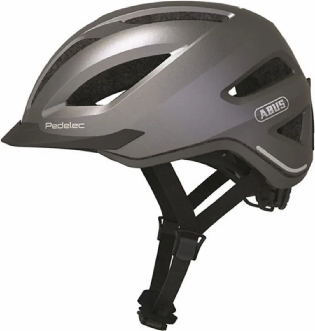 ABUS Pedelec 1.2 Helm - Maat L - Glanzend Titanium