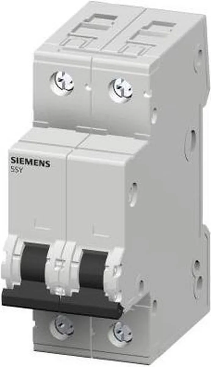 Siemens Automaat 6Ka 2P C 10A 2M 5Sy6210-7 - Grijs/Wit