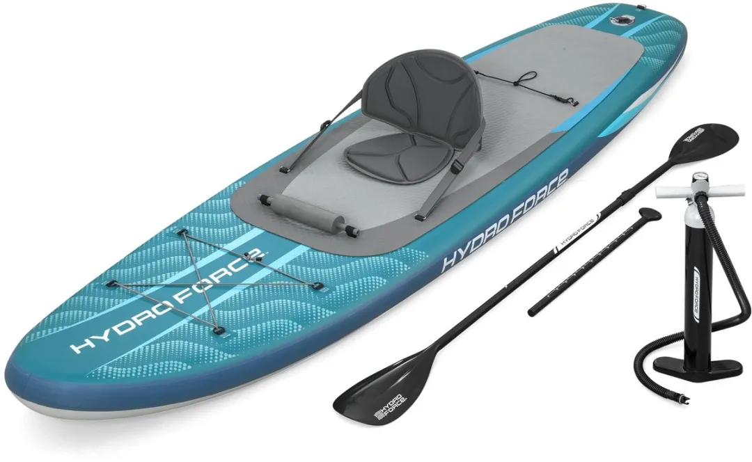 Bestway Hydro Force Aqua Drifter 2-in-1 SUP/Kajak 3.35m - Blauw - afbeelding 6 van 6
