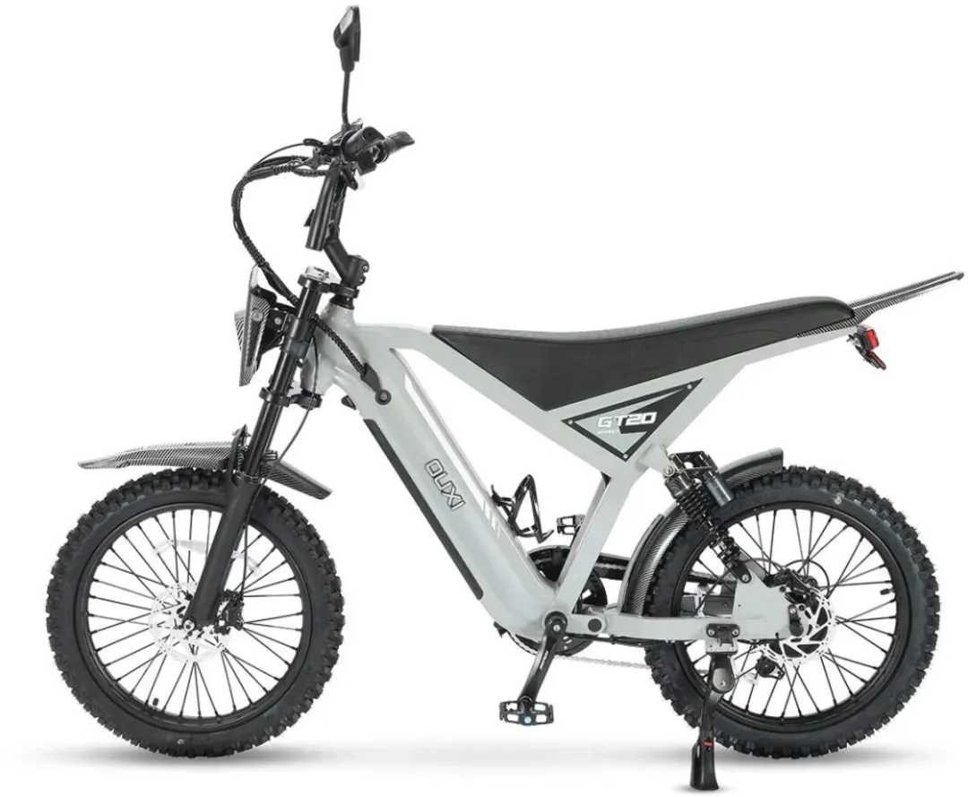 OUXI GT20 Pro Elektrische Skinnybike 250W - 7 Versnellingen - Lichtgrijs