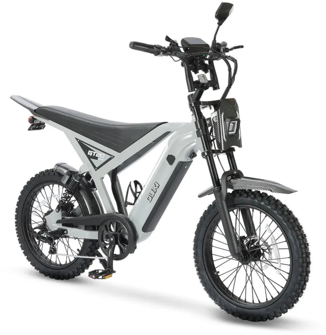 OUXI GT20 Pro Elektrische Skinnybike 250W - 7 Versnellingen - Lichtgrijs