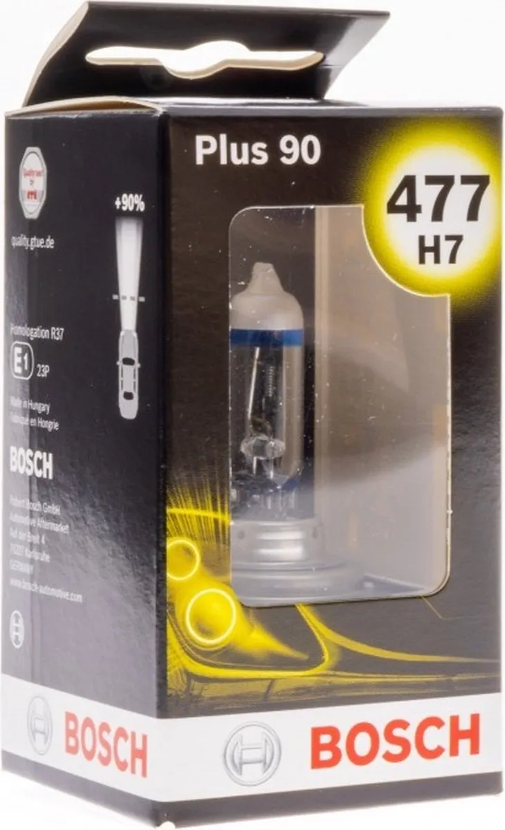 Bosch Halogeen H7 PLUS 90 Wit Dimlicht Koplamp