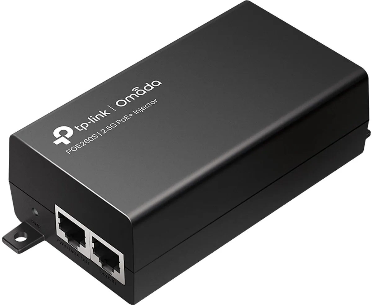 TP-Link Omada POE260S PoE-adapter 2.5Gbps - 30W - Zwart