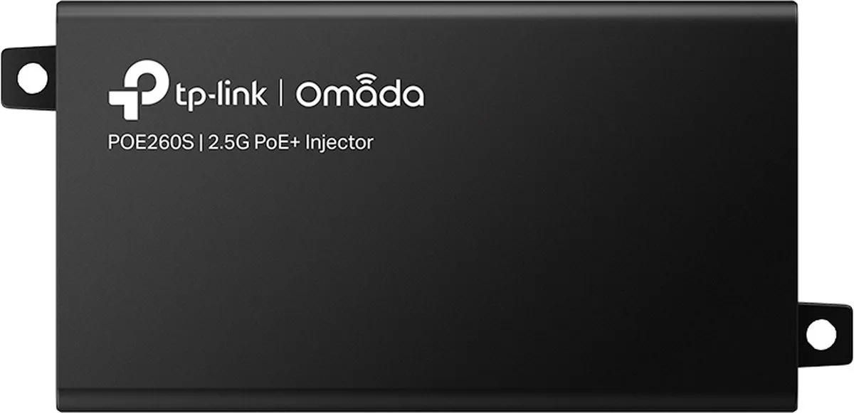 TP-Link Omada POE260S PoE-adapter 2.5Gbps - 30W - Zwart