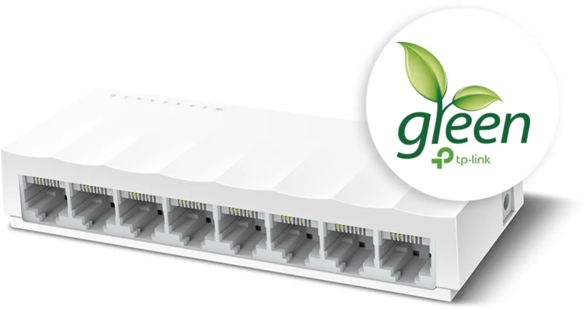 TP-Link LS1008 Unmanaged Netwerk Switch 8 Poorten - Wit