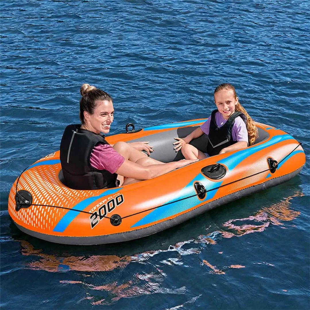 Bestway Kondor Elite 2000 Opblaasboot 196x106cm - 2 Personen - Oranje