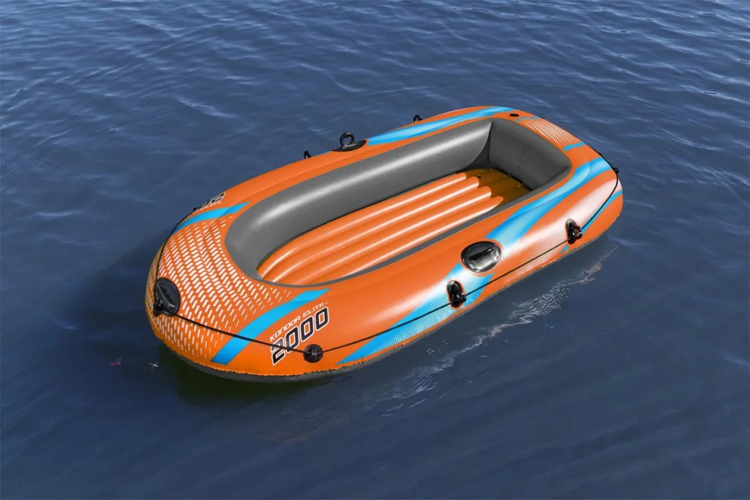 Bestway Kondor Elite 2000 Opblaasboot 196x106cm - 2 Personen - Oranje