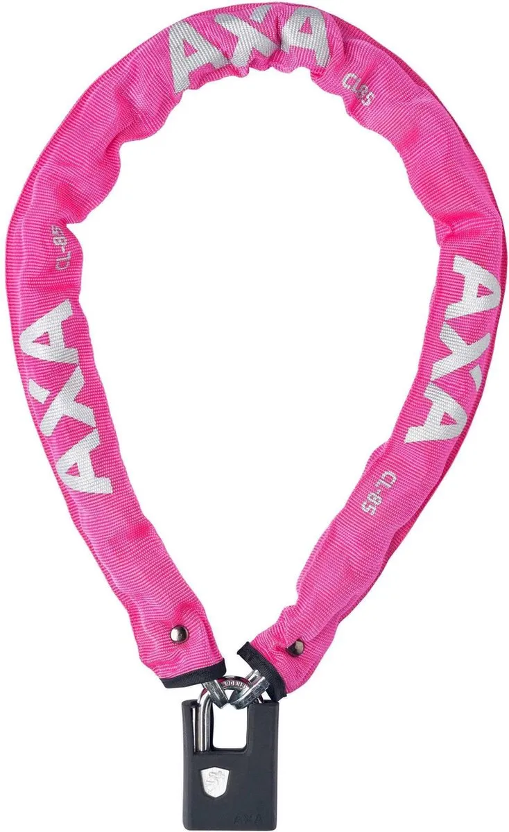 AXA Clinch+ 85/6 Kettingslot - Roze