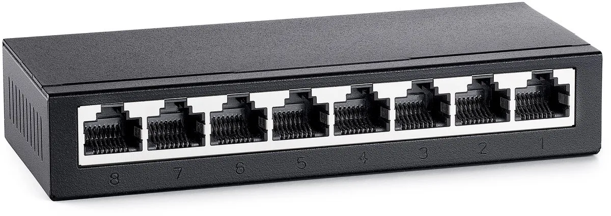 devolo Gigabit Ethernet - Netwerkswitch - Unmanaged - 8 Poorten