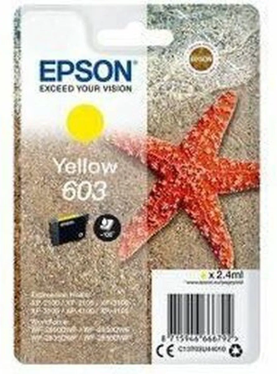 Epson C13T03U44020 Geel Inktcartridge - 2.4ml